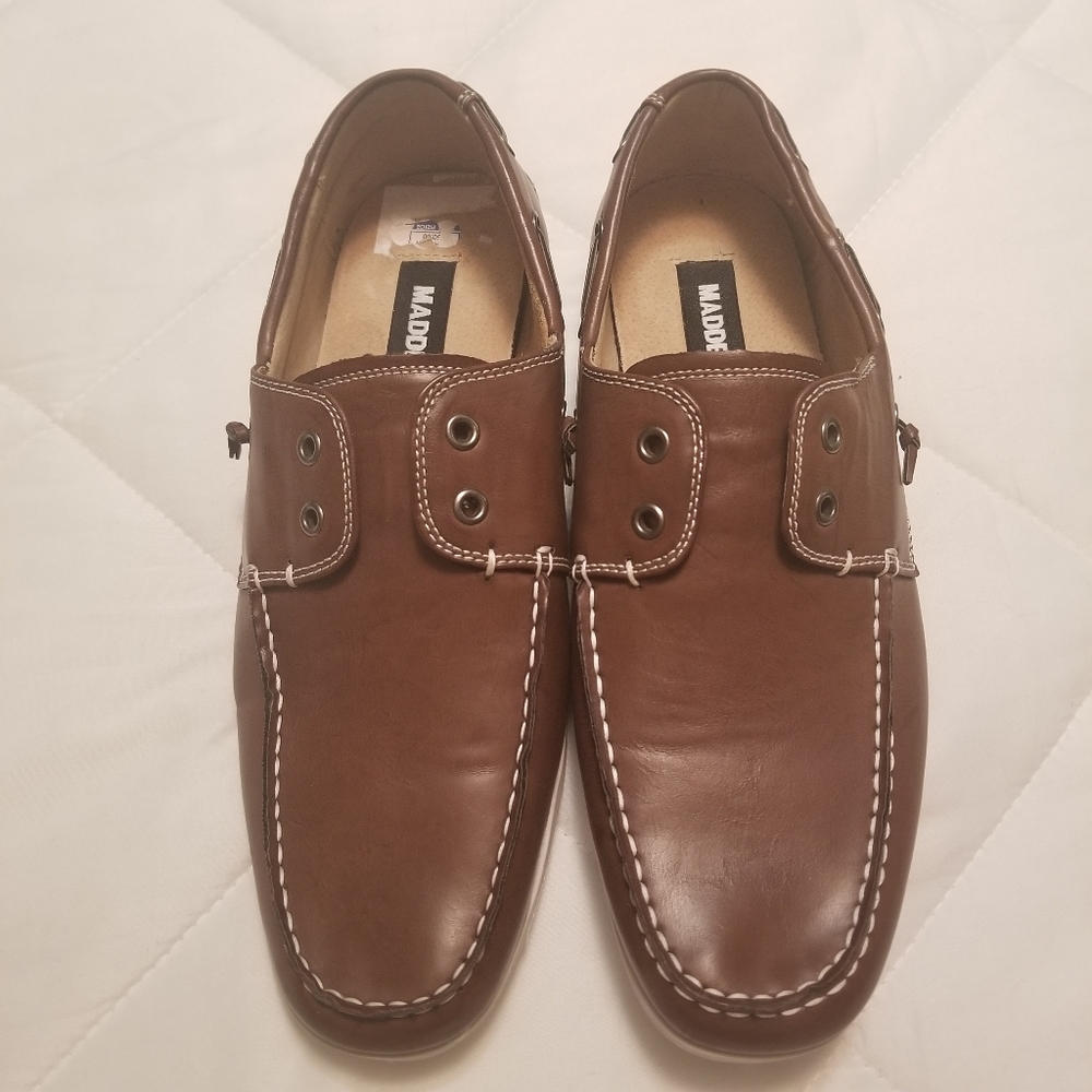 Madden Brown Loafer Boat Shoe 9